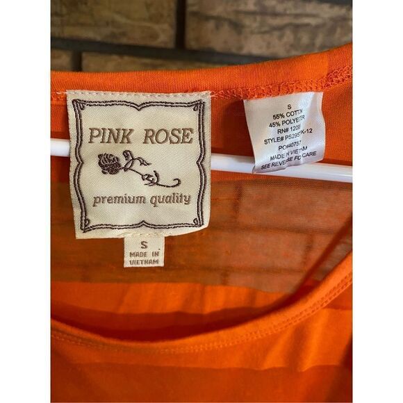 Pink Rose Striped Blouse - Picture 3 of 5